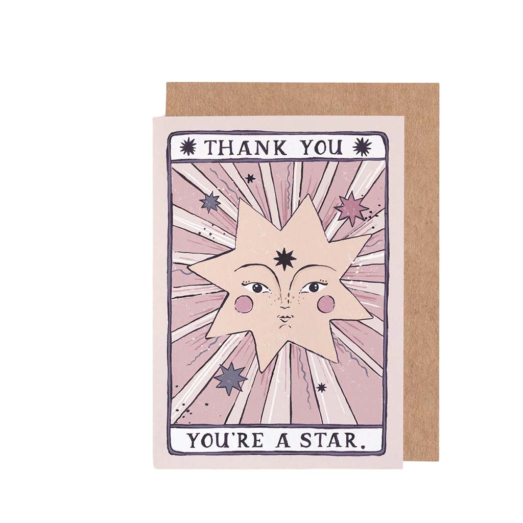 You're a Star Thank You, Greeting Card