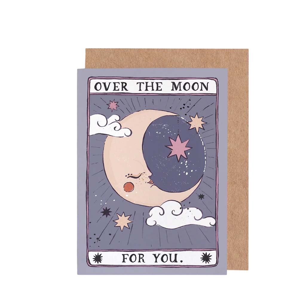 Over the Moon, Greeting Card