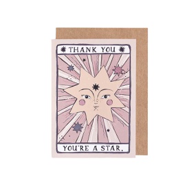 [STSP01600] You're a Star Thank You, Greeting Card