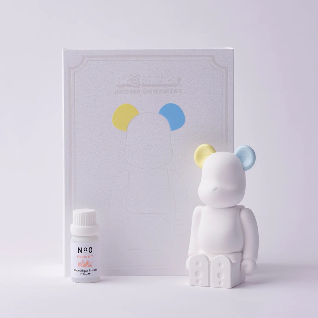 BE@RBRICK Aroma Ornament No.0 Color W-Double Yellow &amp; Blue