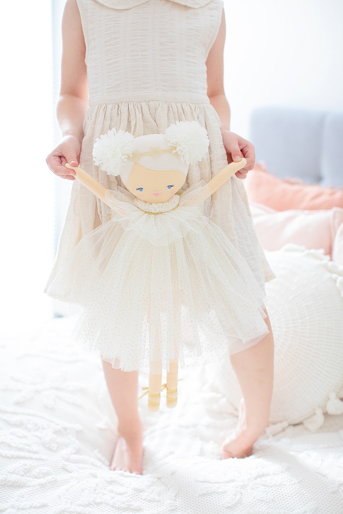 Ava Angel Doll, Ivory Gold