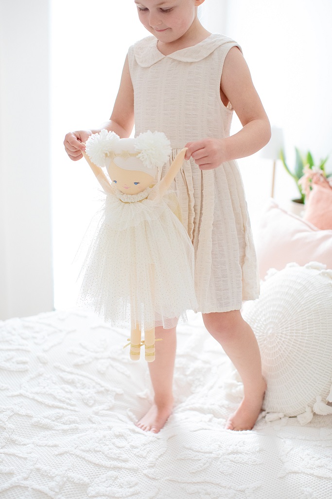 Ava Angel Doll, Ivory Gold