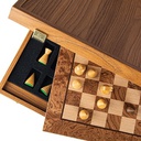 Walnut Burl Chess Set 40x40cm