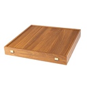 Walnut Burl Chess Set 40x40cm