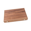 Backgammon, American Walnut with Black oak