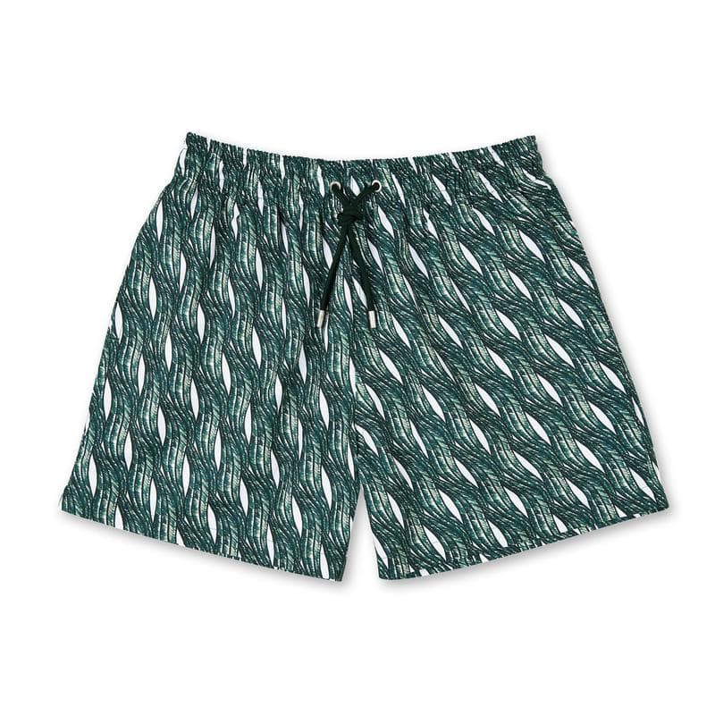 Vagues Swim Shorts,  Green