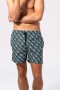 Vagues Swim Shorts,  Green