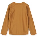 Noah Longsleeve Swim Tee: Golden Caramel