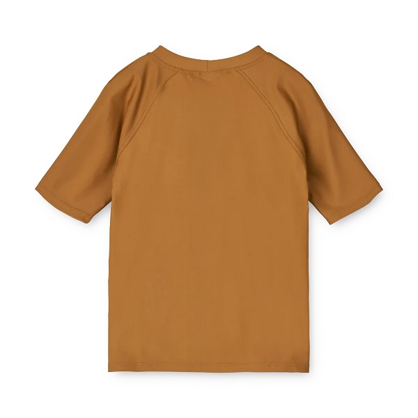 Noah Shortsleeve Swim Tee: Golden Caramel