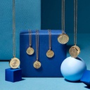 Celestial Compass Pendant Necklace, Yellow Gold