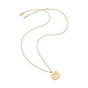 Celestial Sunrise Locket Necklace, Yellow Gold