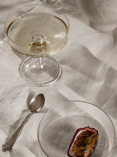 Ripple Champagne Saucers (set of 2)