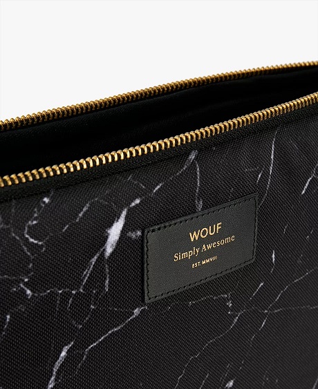 Black Marble Laptop Sleeve 15&quot; &amp; 16&quot;