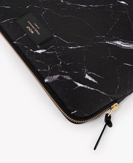 Black Marble Laptop Sleeve 15&quot; &amp; 16&quot;