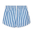 Aiden Board Shorts: Stripe Riverside/ Creme de la Creme