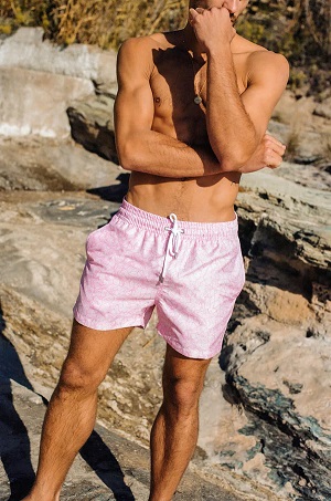 Reflects Swim Shorts, Fuschia