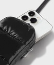 Black Glossy Crossbody Phone Bag