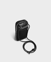 Black Glossy Crossbody Phone Bag