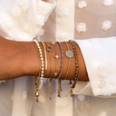 Biography Imagination Skinny Bracelet, Yellow Gold
