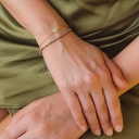 Biography Imagination Skinny Bracelet, Yellow Gold