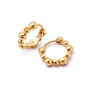 Gold Aurora Atom Hoop Earrings