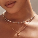 Gold Aurora Pendant Necklace