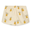 Aiden Swim Shorts: Pineapples/Cloud Cream