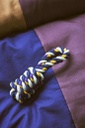 HAY Dogs Rope Toy, Blue/Purple/Ochre