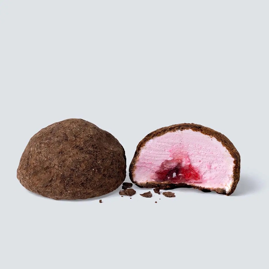 Strawberry Filled Mallows + Dark Choc Box - 5 X 16G