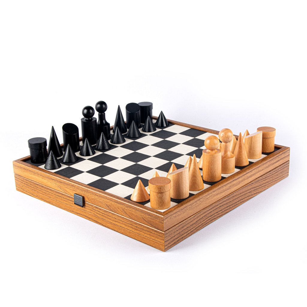 Bauhaus Style Chess Set 40x40cm