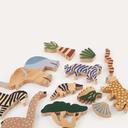 Safari Animal Box, Set of 12