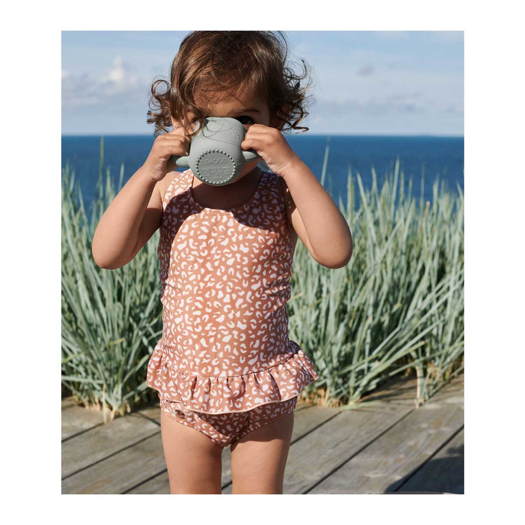 Amara swimsuit, Mini leo tuscany rose