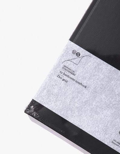 Monocle A5 hardcover leather notebook