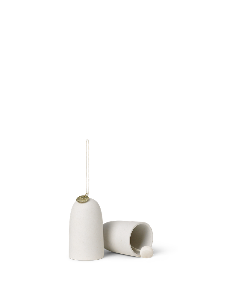 Bell Ceramic Ornament - Set of 2