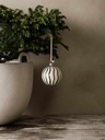 Christmas Glass Ornaments – Lines, Set of 4