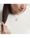 Deco Moonstone Slice Locket, Gold