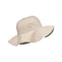 Gorm sun hat Stripe: Blue wave/creme de la creme