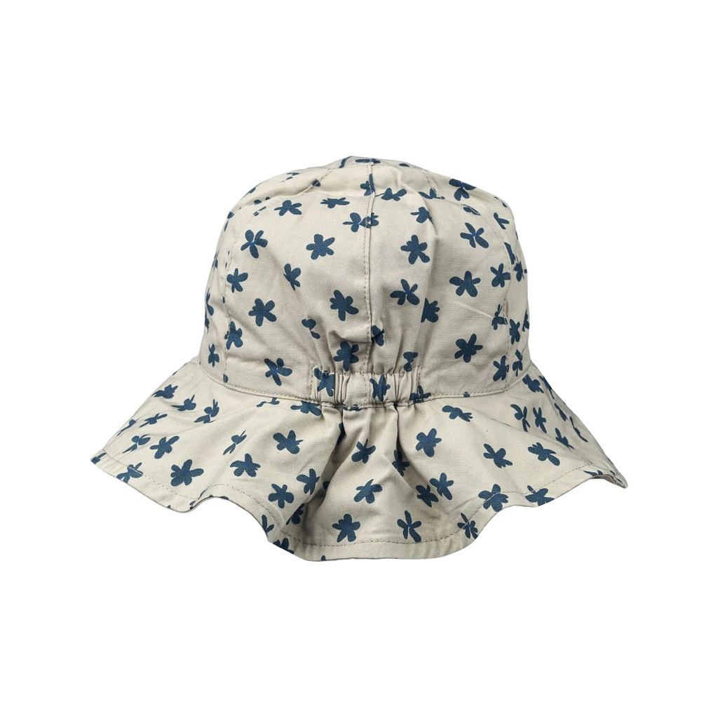 Amelia Reversible Sun Hat - Floral/Mist mix