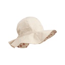 Amelia Reversible Sun Hat - Floral/Sea Shell Mix