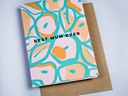 Best Mum Ever Flowers, Greeting Card