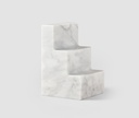 Bookend Stair Cube - Marble