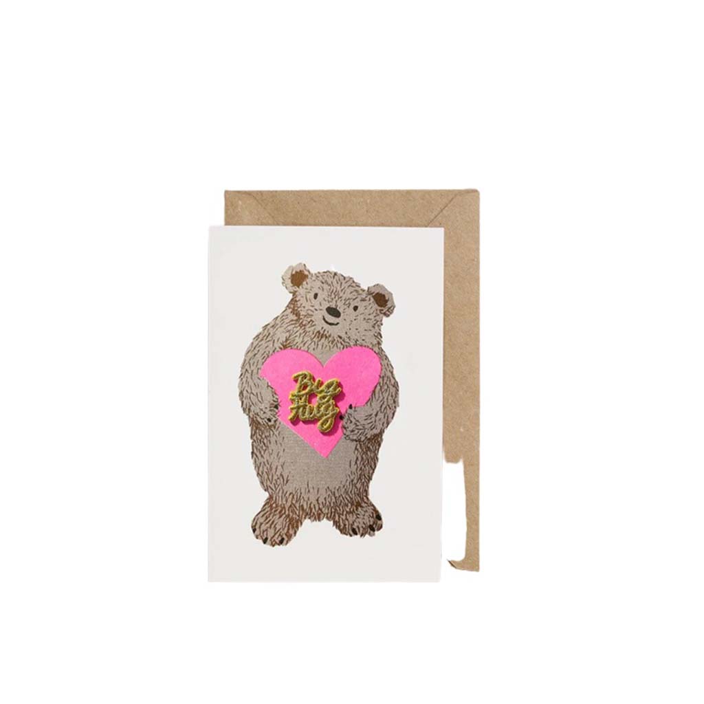 Big Hug Bear, Greeting Card