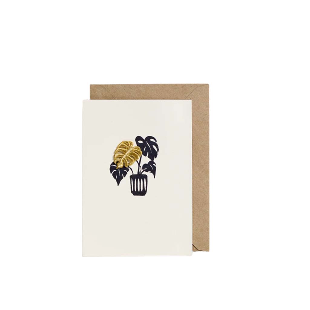 Plant, Open Greeting Card
