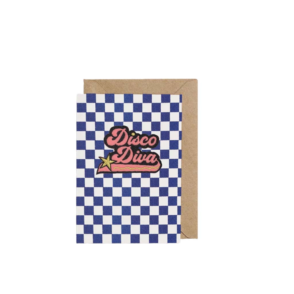 Disco Diva, Open Greeting Card