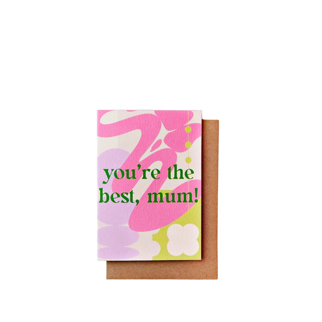 Amwell Best Mum, Greeting Card