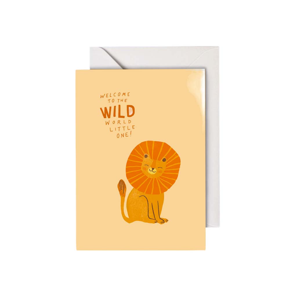 Wild World Little One, Greeting Card
