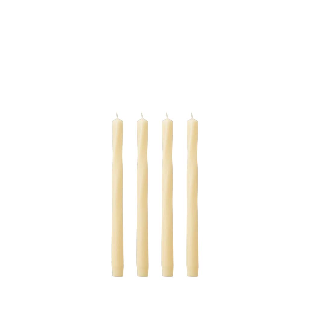 Twist Tapered Candle, Set of 4