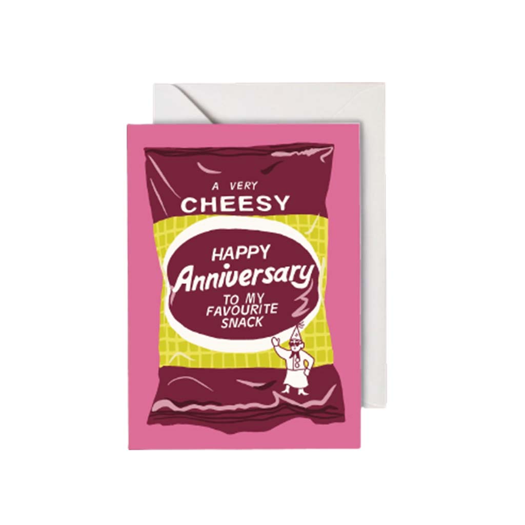 Cheesy Anniversary, Greeting Card