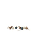 Marble Ornaments - S - Set of 8
