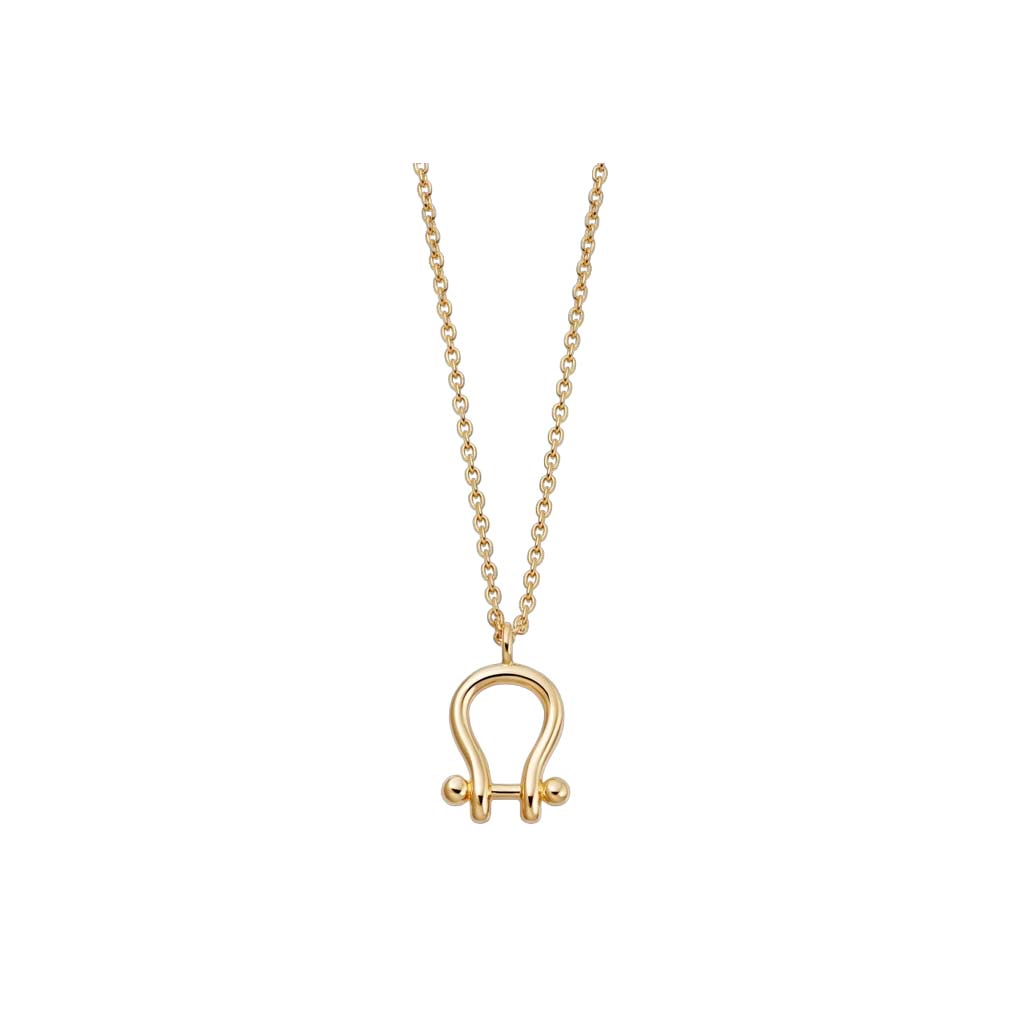 Gold Aurora Pendant Necklace